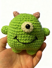 Handmade Mini Crocheted Monster Amigurumi Plush Stuffed Toy 3-5 Years