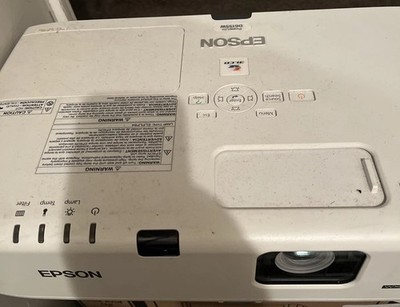 Epson PowerLite D6155W Projector Model H396A 3LCD (939 Lamp Hours)