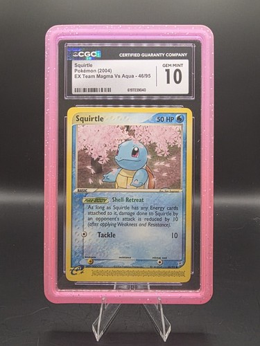 Squirtle graded CGC 10 for sale on eBay