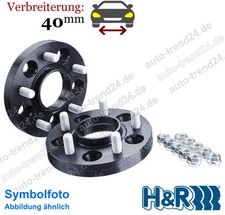 Spurplatten schwarz DRM 40mm/Achse u.a.: Hyundai i30 Kombi FD Bj. 2007-2012