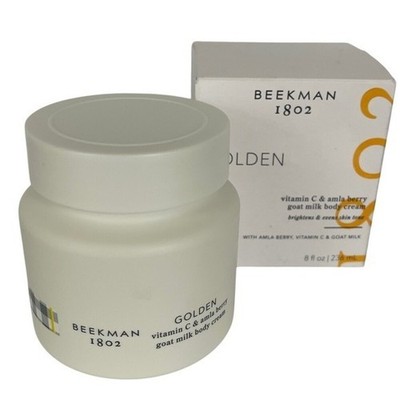 Beekman 1802 Golden Vitamin C & Amla Berry 8 oz Body Cream  NEW