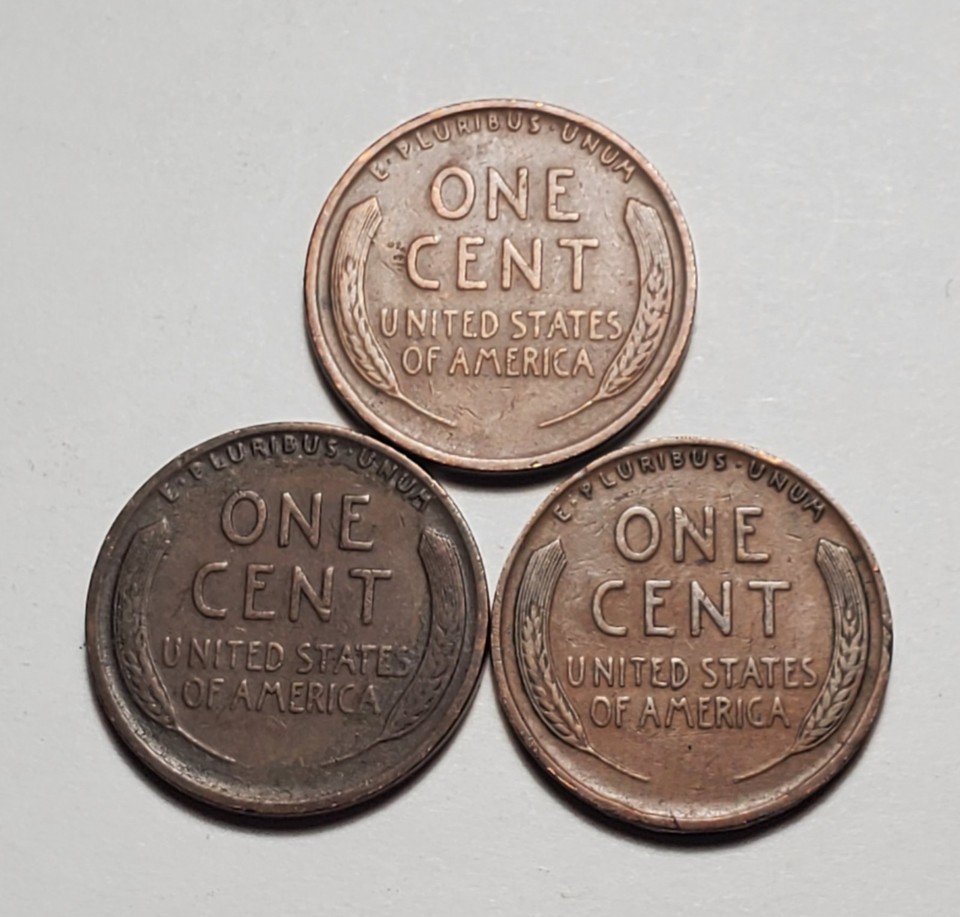 1925 P 1926 P 1927 P LINCOLN WHEAT PENNY 3 COIN SET #C10123 | eBay