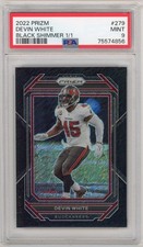 PSA 9 2022 Panini Prizm Devin White #1/1 Black Shimmer