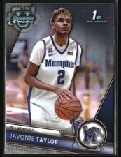 2023-24 Bowman University Chrome #53 Javonte Taylor Memphis Tigers