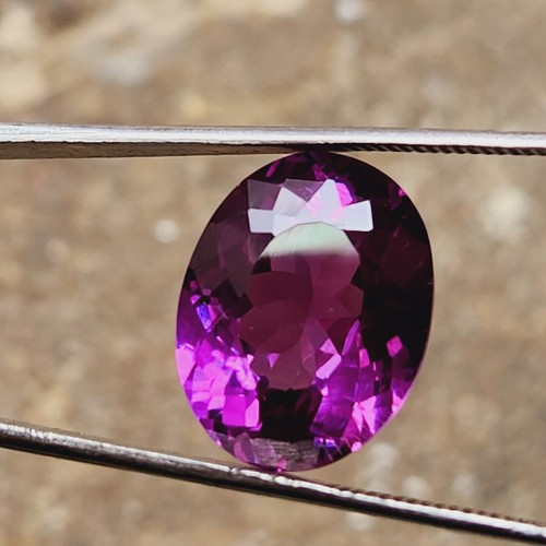 12.10 CT Natural Ceylon Padparadscha Sapphire Gemstone Oval Shape Certified y615 - Foto 5 di 6