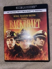 Backdraft (Ultra HD, 1991) Discs Never Used, Bought For Code, No Digital Code