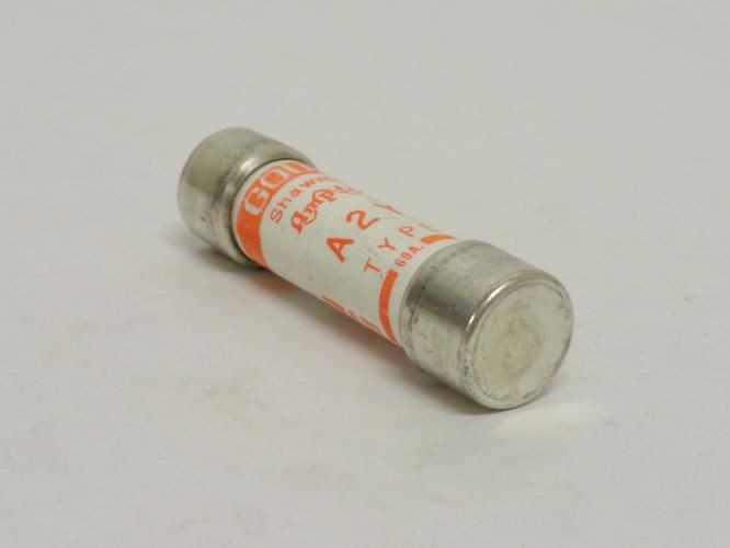 181526 New-No Box; Ferraz A2Y60-1 Amp-Trap Fuse; 60A; 250VAC; 500VDC; Type: 1