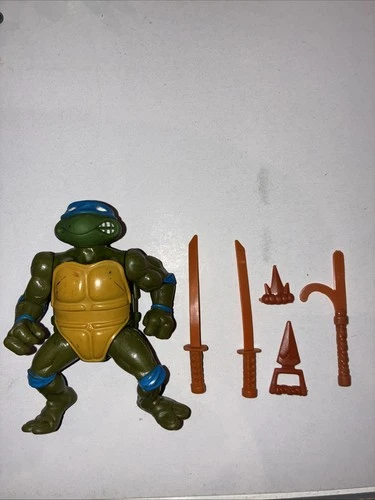 Leonardo SOFT-HEAD 1988 TMNT Ninja Turtle w Accessories