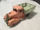 Pressed Steel MARX PASTEL EASTER TRUCK *Vintage Tin Toy