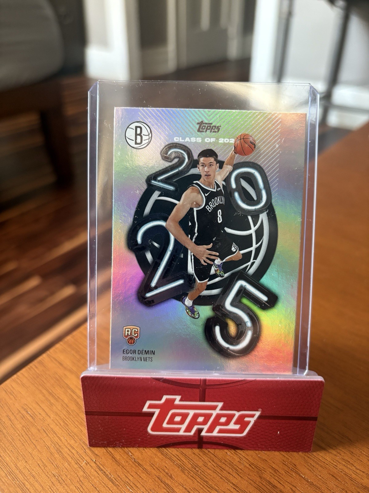 Egor Demin 2025-26 Topps NBA Class Of 2025 Holo Insert #C25-8