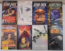 Lot Of 8 Vintage Star Trek Paperbacks-Gateways Book 1-Exodus-Ex Machina ETC