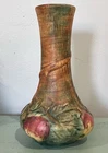 Weller Woodcraft Baldin Apple Bud Vase 7.5” Vtg 1920 Art Pottery Matte USA