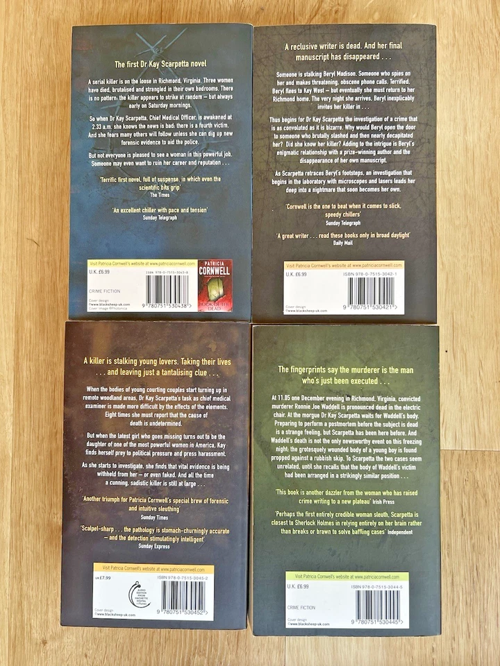 Patricia Cornwell Bundle / Set of her First 20 Kay Scarpetta Books ~ PB - Image 3 of 4