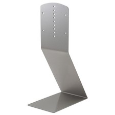 MUJI Wall Clock with Stand for Wall-Mounted CD Player, MJ-1601, Silver, 10 x 15