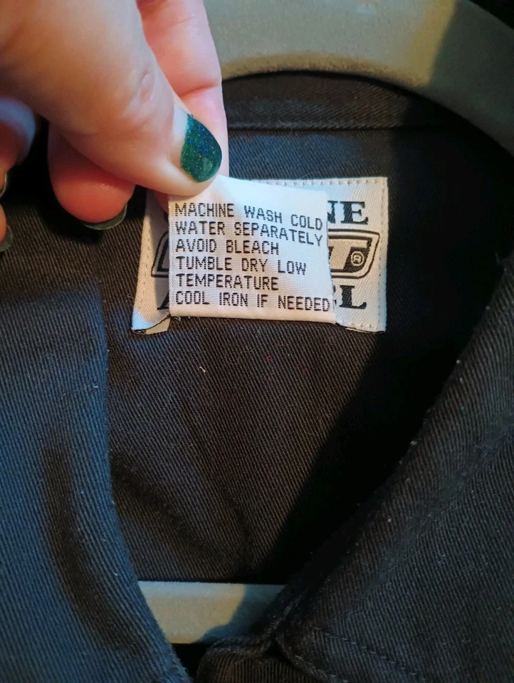 Camisa/Chaqueta HOYT Tiro con Arco Negra Resistente Manga Larga Para Hombres XL EUC Parches Foto 4 de 4