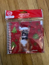 New Christmas House 50 Sheets Memo Book iwth Pen 4.75 x 4.75 in Nice Gift