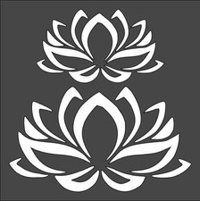 Lotus Flower DIY Crafts Stencil for Unique Artistic Expression - StencilAir