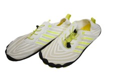 Barefoot Water Shoes Mens Size 43 White Yellow Minimalist Beach Swim Aqua