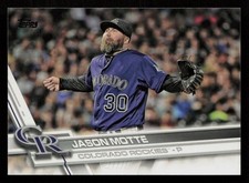 Jason Motte 2017 Topps #559 Colorado Rockies Baseball Card
