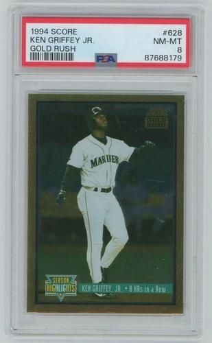 Ken Griffey Jr. 1994 Score Gold Rush PSA 8 #628 Seattle Mariners