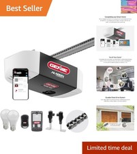 Chain Glide Connect Essentials Smart Garage Door Opener - Reliable Chain Driv...