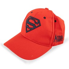 Superman Red Cap Trucker Hat Adjustable DC Comics Logo Embroidered Adult Size