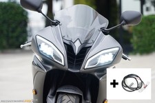NON-USA Models 2008-2016 Yamaha YZF R6 Full LED Projector Head Light w/ DRL