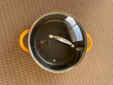 staub cast iron hexagon 28 cm lemon used