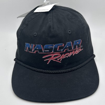 Nascar Racing Cap Black Motorsport Adjustable Strapback Hat BR NWT