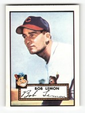 1983 Topps 1952 Reprint Series Bob Lemon #268 Cleveland Indians