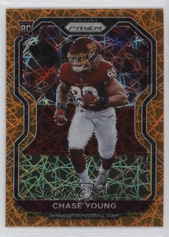 2020 Panini Prizm Rookie Lazer Prizm Chase Young #383 1dm5