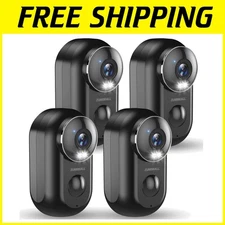 4-Pack 2K Wireless Outdoor Security Cameras