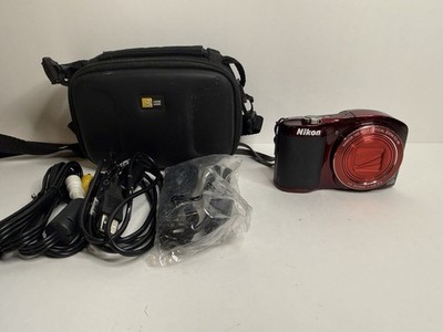 Nikon COOLPIX L610 16.0MP Digital Camera - Red -Tested