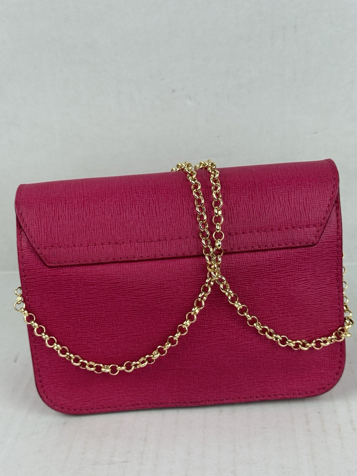 FURLA Shoulder Bag Solid PNK Soft Leather  Mini C… - image 6