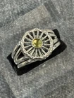 BARRY KIESELSTEIN KC STUDIO Sterling Silver Peridot Spinning Ring Size 8.75