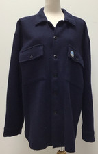 Swanndri Men’s Wool Navy Shirt Jacket New Zealand Bush Size Large