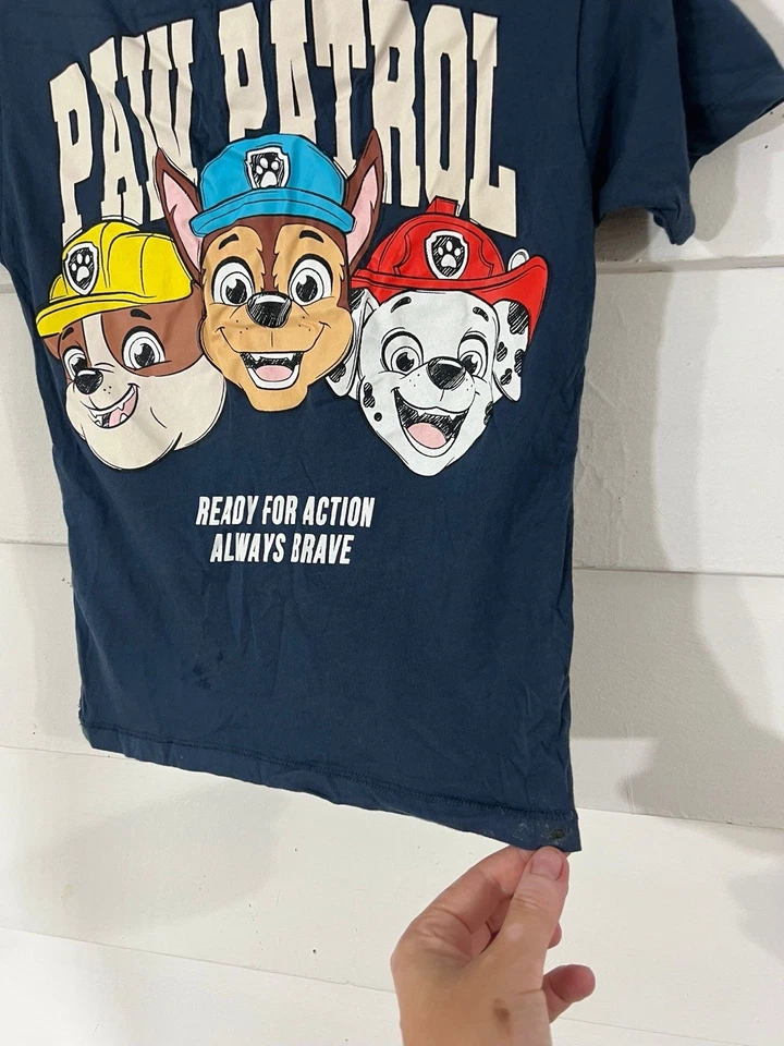 NWD Zara Kids Unisex Paw Patrol Graphic Boys Tee 3 To 4 Years Navy Y839A READ* - Image 4 of 4