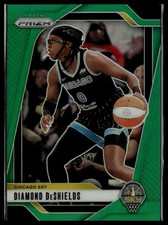2024 Panini Prizm WNBA #8 Diamond DeShields Green Prizms