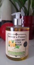 Savonnier de Provence LEMON MINT Liquid Soap  Hands & Body With Argan Oil 500ml 