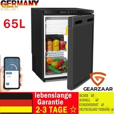 Kompressor Kühlbox 65L Zwei Kammern Gefrierbox Camping Kühlschrank 12V/24V APP
