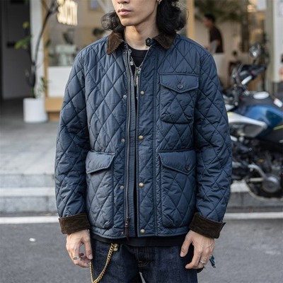 Red Tornado Vintage Herren DIAMOND-QUILTED Jacke Cotton Padded Hunting Casual