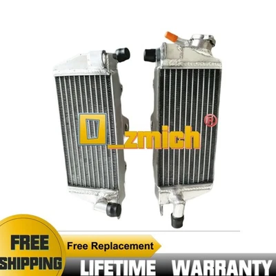 Aluminium Radiateur pour Kawasaki KX250 KX-250 KX 250 1984 gauche + droit new - Photo 1/4