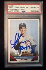 Thomas Ian Nicholas / Henry Rowengartner PSA/DNA Auto 10