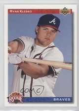 1992 Upper Deck Star Rookie Factory Set Gold Hologram Ryan Klesko #24 fm0