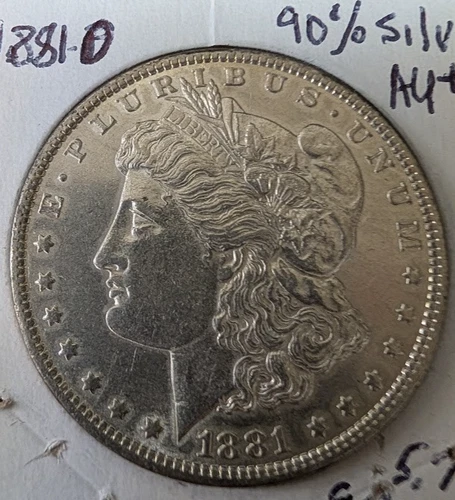 1881-O AU Morgan Silver (90%) Dollar Gorgeous! $73+Silver Value