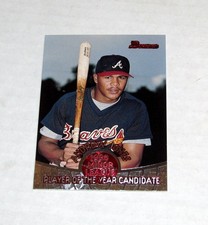 1996 Bowman Minor League Player of the Year 1 Andruw Jones  HOF Braves