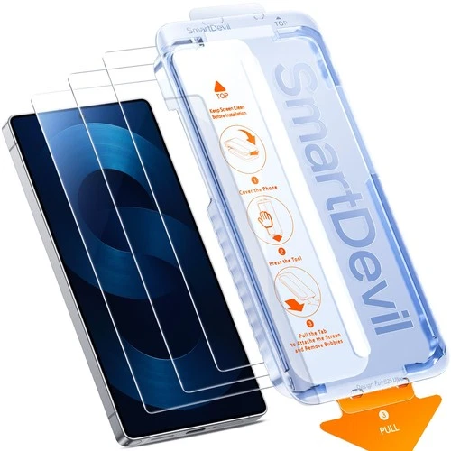 Tempered Glass Screen Protector 2-Pack for Samsung Galaxy S25 Ultra Fingerprint
