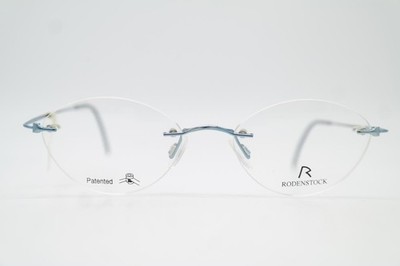 Brille Rodenstock R 4382 S4 Blau Randlos Brillengestell eyeglasses Neu