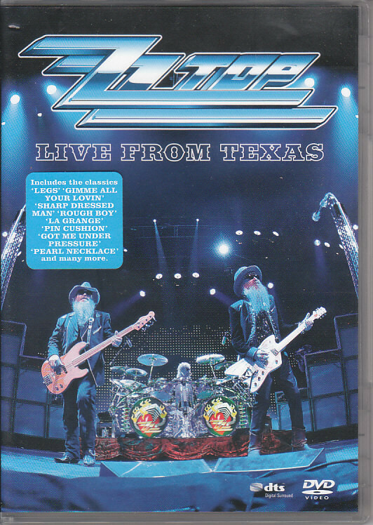 ZZ Top Live From Texas DVD (Eagle Vision) New And Sealed