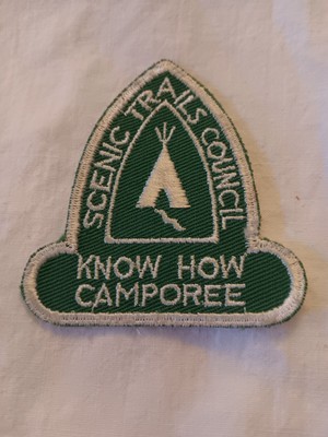 Boy Scouts Vintage Know How Camporee Scenic Trails Council New Old Stock Patch